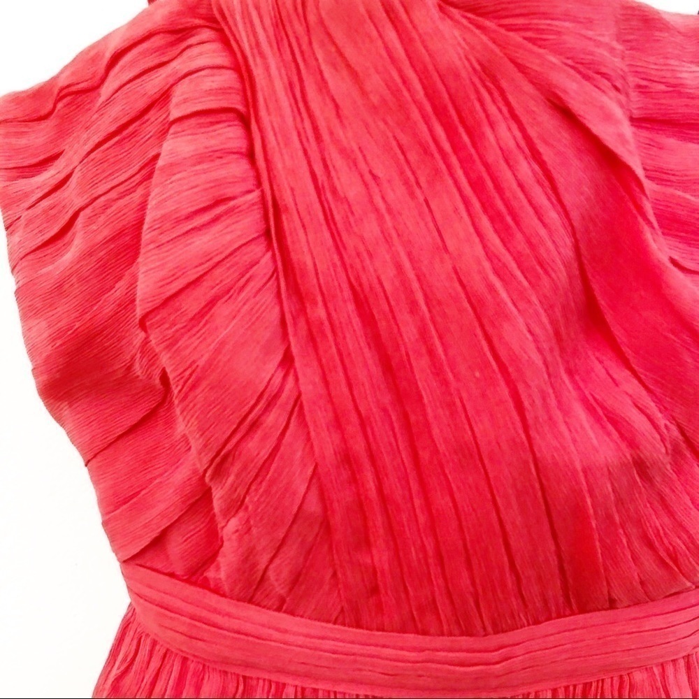 J. Crew Strapless Spaghetti-Strap Coral Pink Dress - Picture 3 of 15